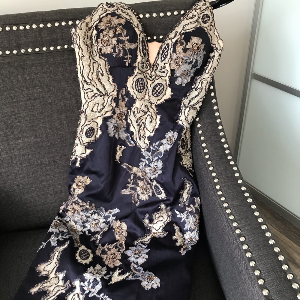 Custom Mandalay Sequined Gown